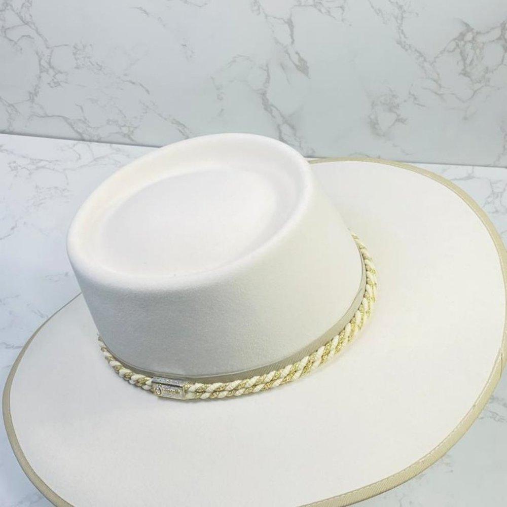 Serratelli Women's Cowboy Hat Lady Sarah Silver Belly 7 Round Oval 56 - Picture 4 of 10
